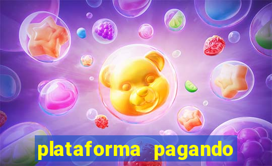 plataforma pagando no cadastro cassino